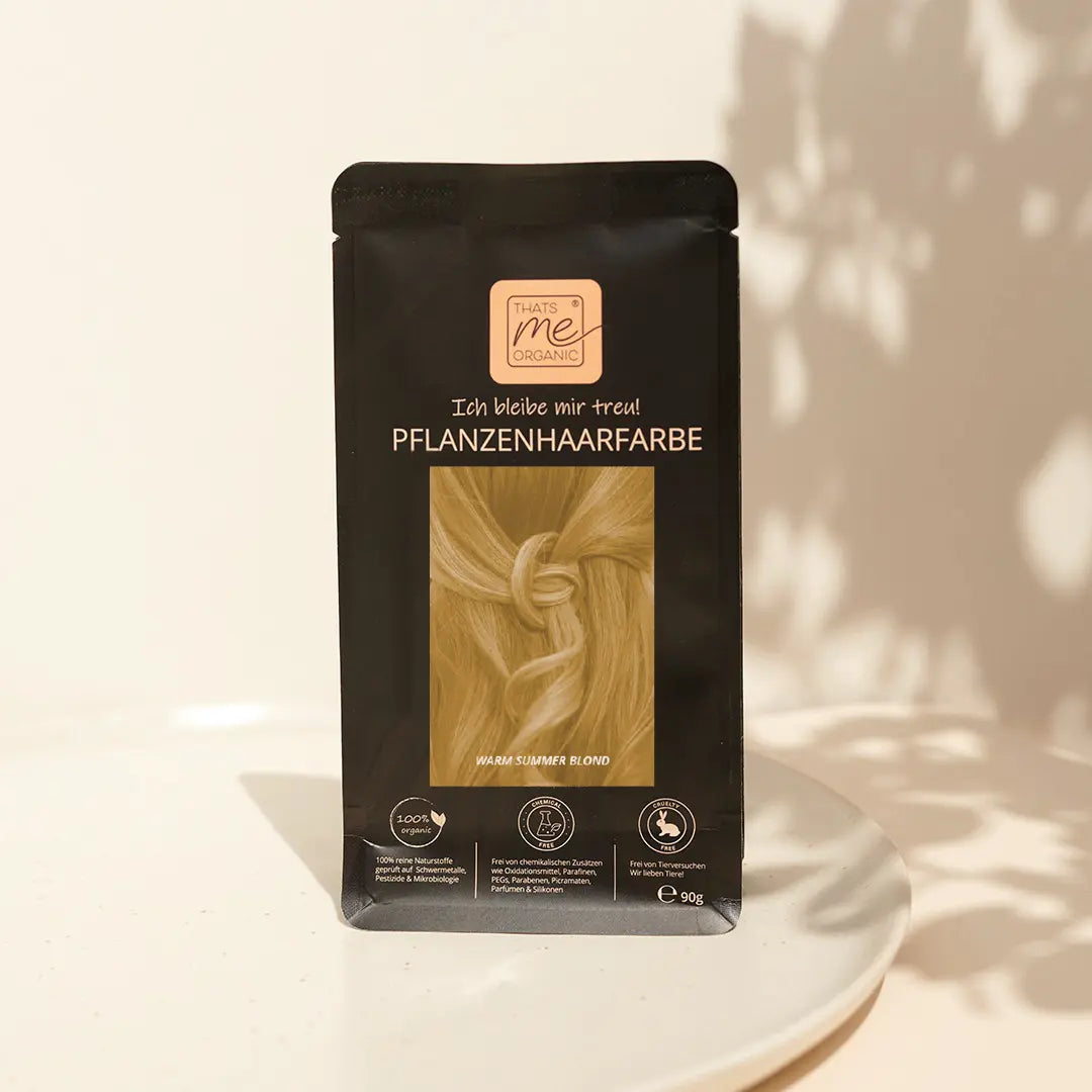 Profi-Pflanzenhaarfarbe kühles Summer-Blond "cool summer blond in 2-Steps" 2x 90g Nachfüllpacks