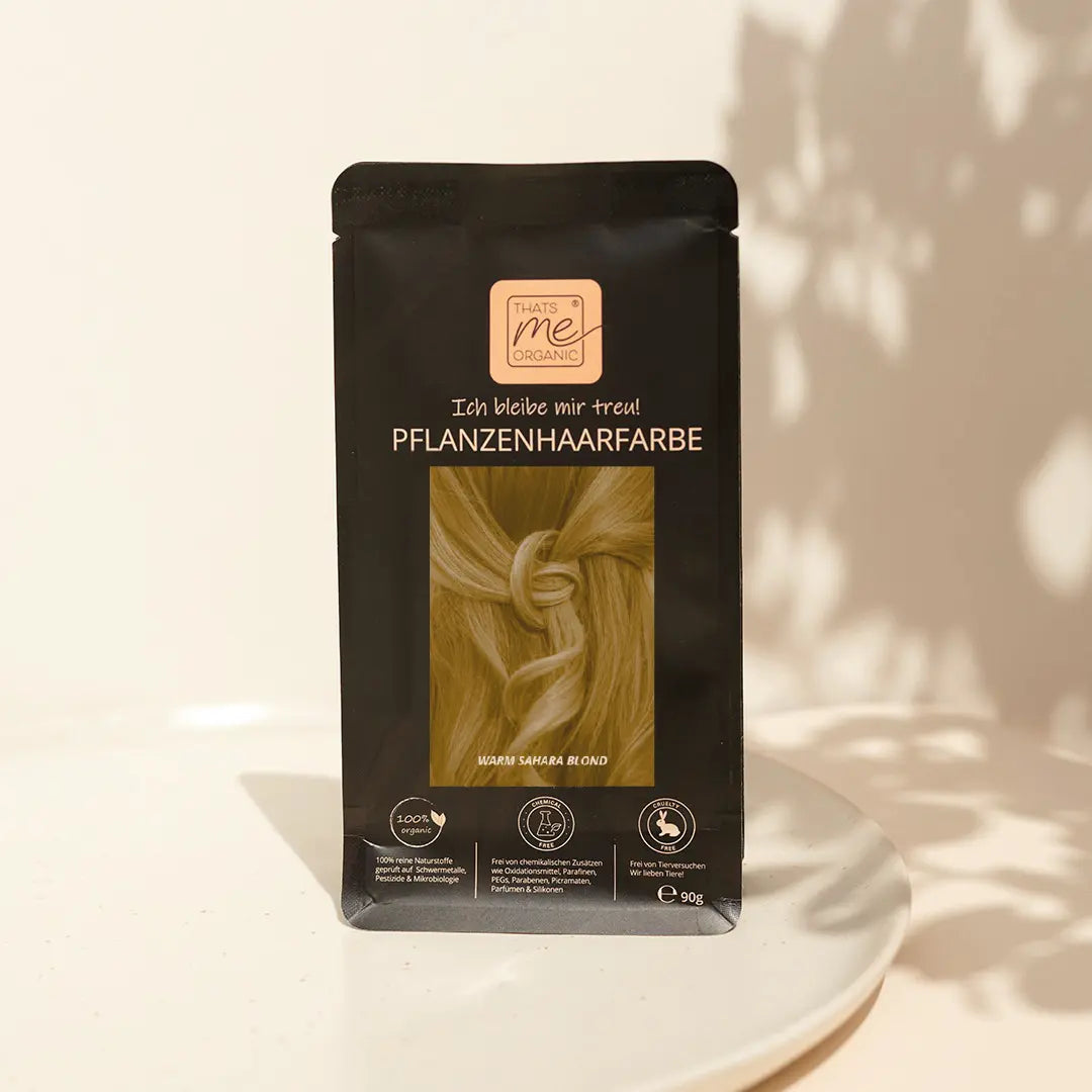 Profi-Pflanzenhaarfarbe SET kühles Sahara-Blond "cool sahara blond in 2-Steps"