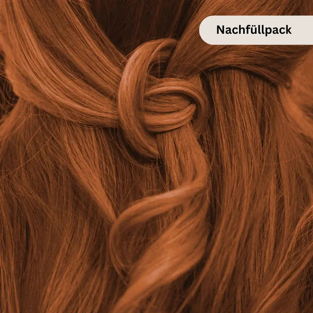 Profi-Pflanzenhaarfarbe warmes Kupfer-Braun "warm copper brown" 90g Nachfüllpack