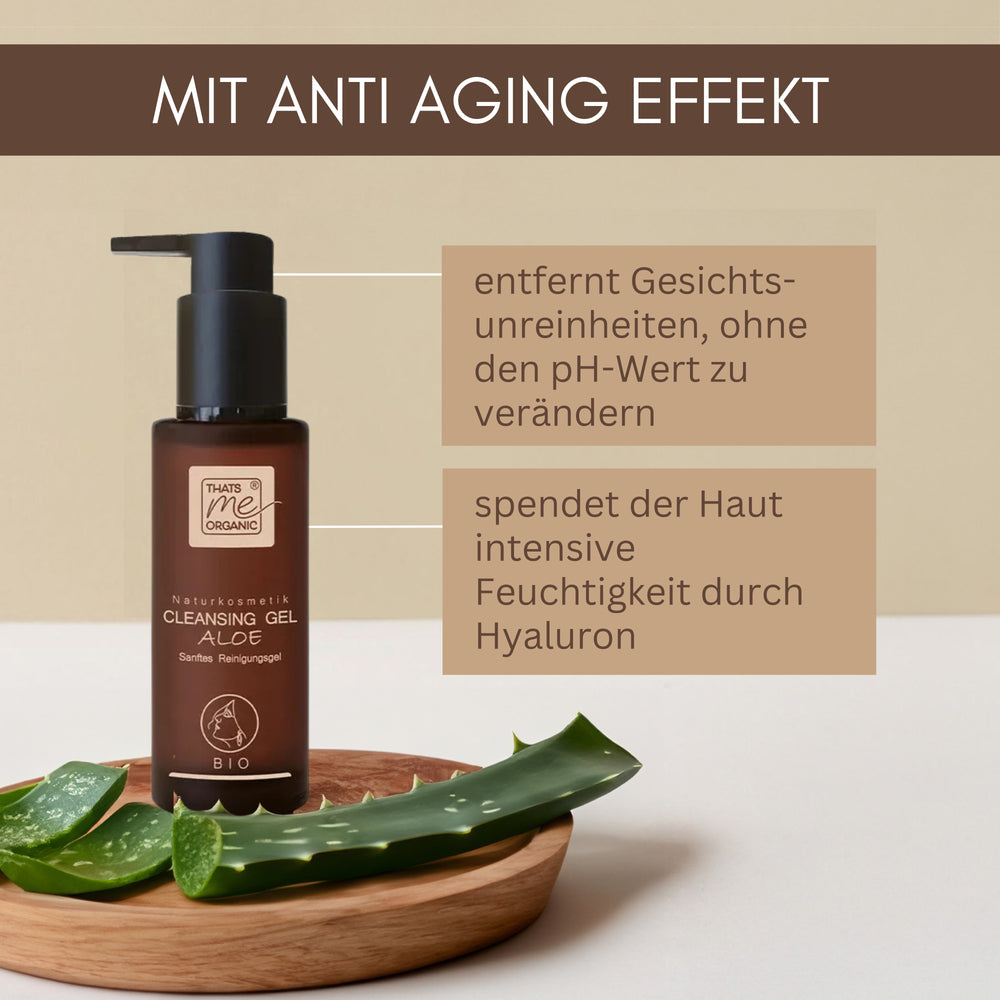 BIO Cleansing Gel Aloe – Sanfte Reinigung & Make-up Entferner mit Hyaluron