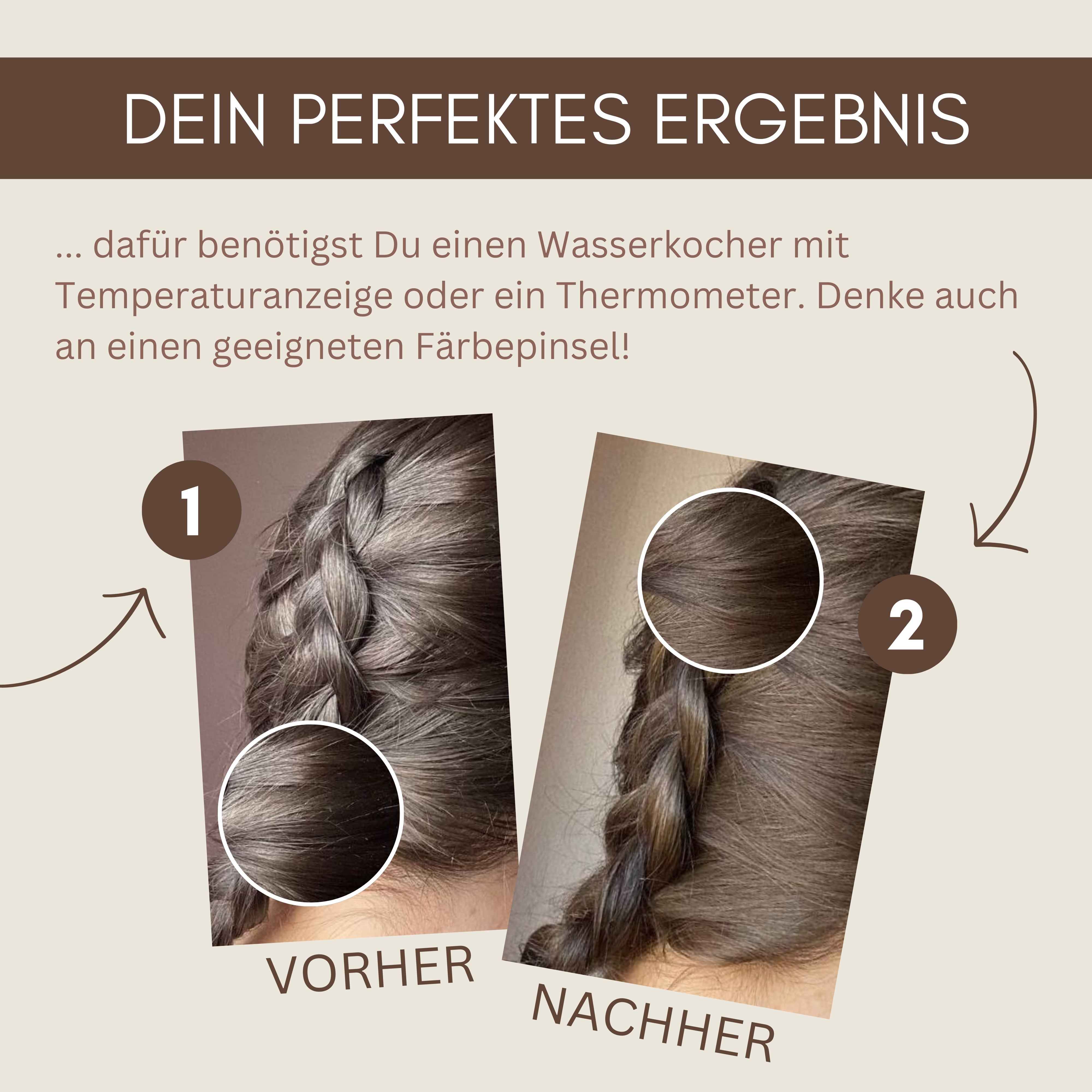 Profi-Pflanzenhaarfarbe farblose leicht blond warm-schimmernde Volumen-Glanz-Haarpackung "warm shiny hair pack" 90g Nachfüllpack