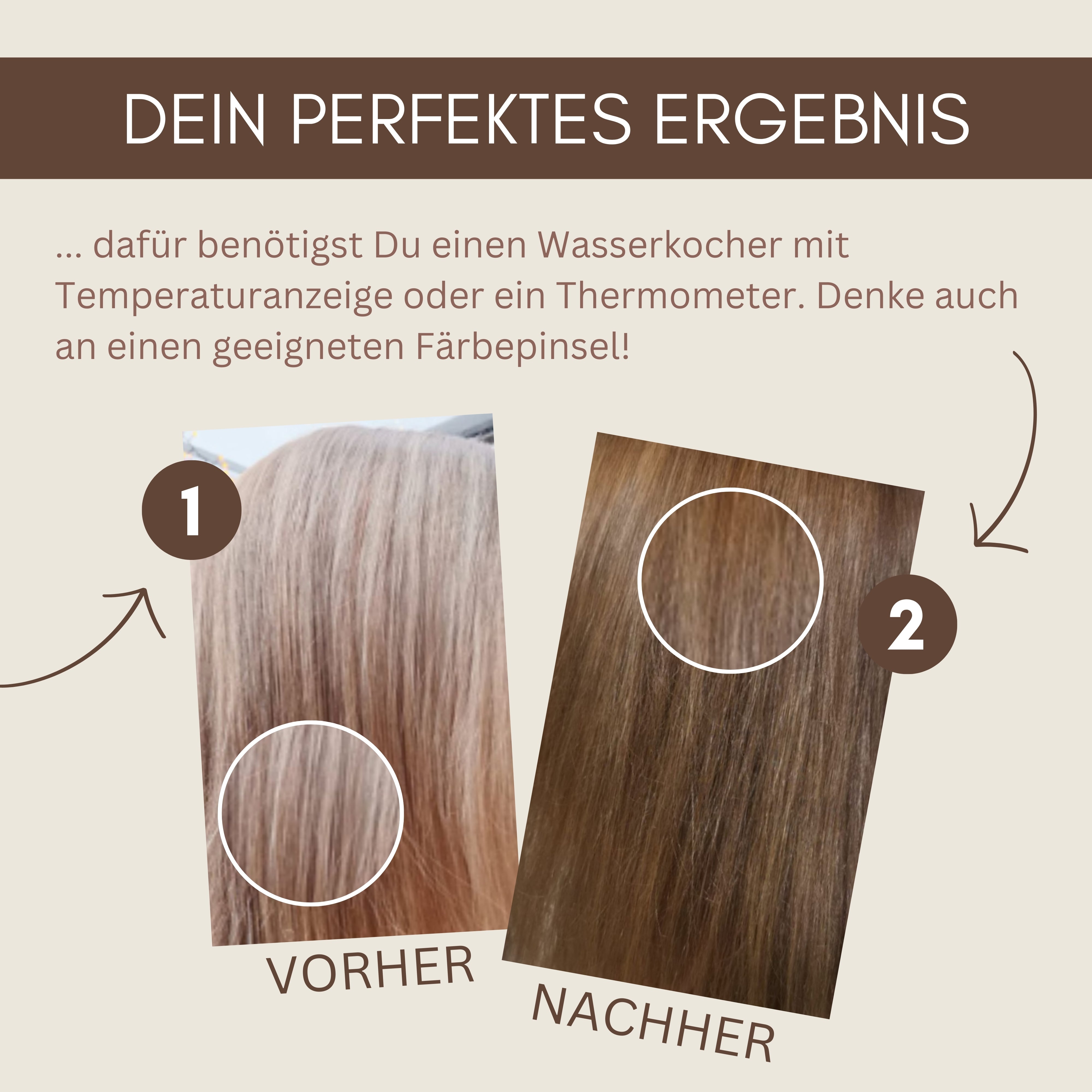 Profi-Pflanzenhaarfarbe warmes Honig-Blond "warm honey blond" 90g Nachfüllpack