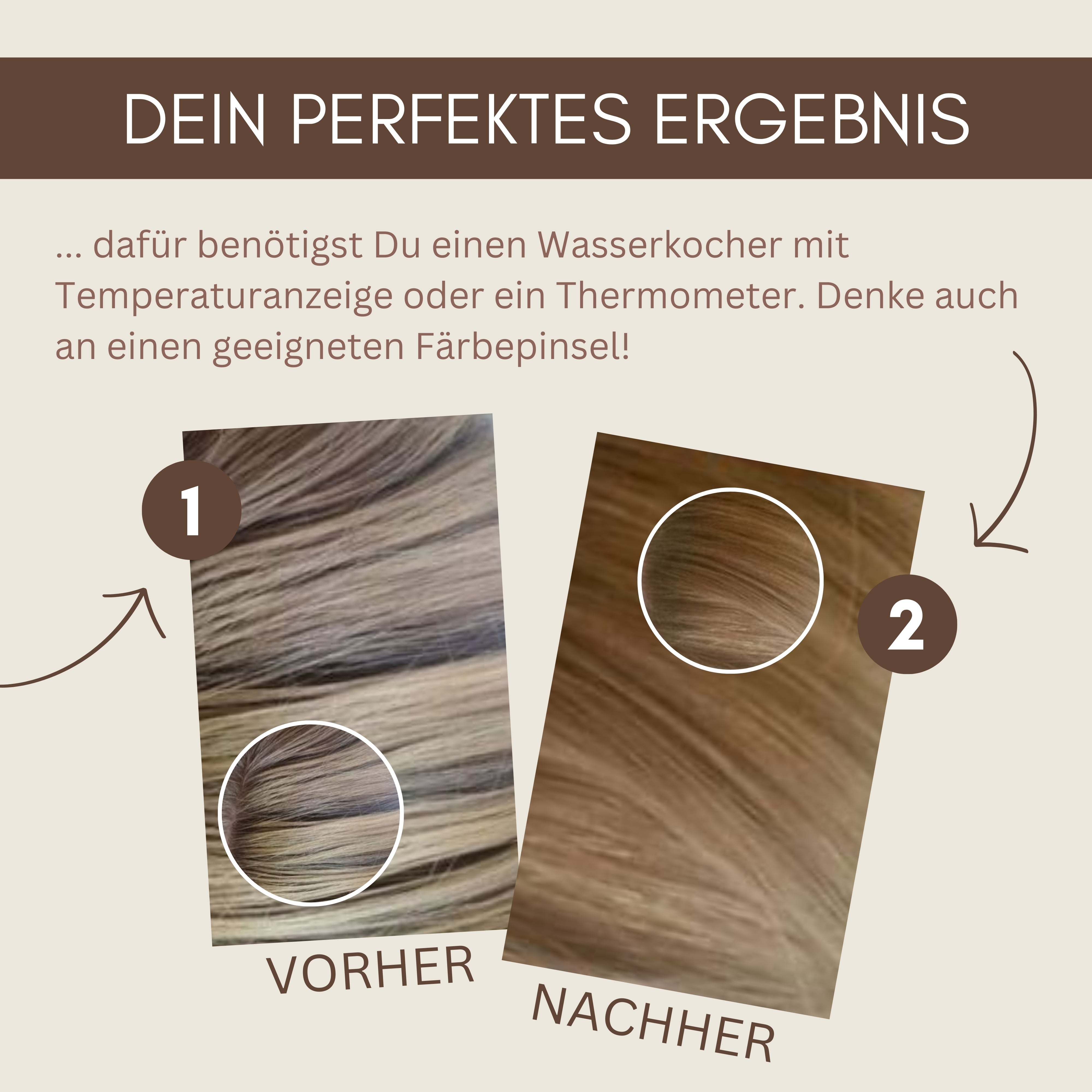 Profi-Pflanzenhaarfarbe kühles Sahara-Blond "cool sahara blond in 2-Steps" 2x 90g Nachfüllpacks