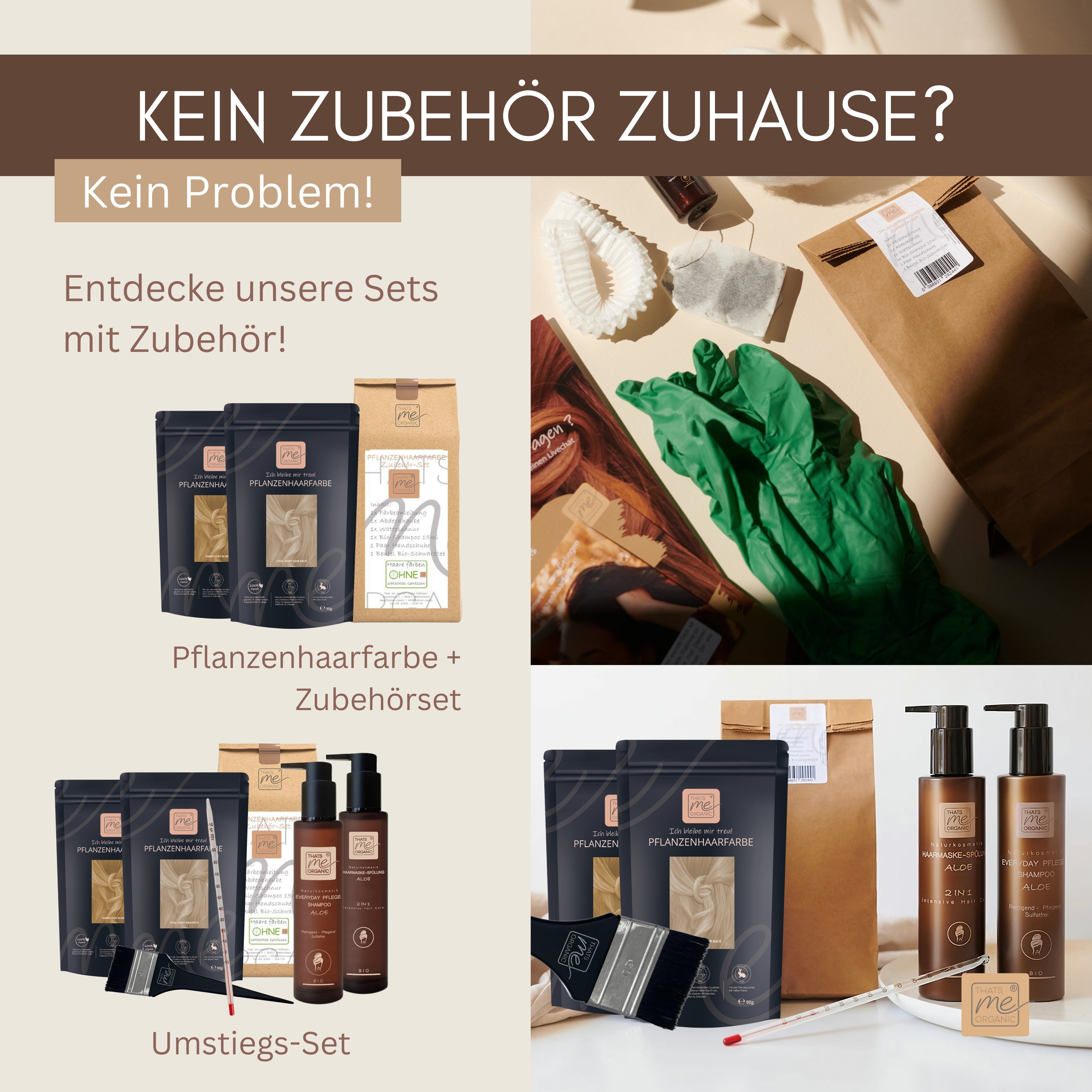 Profi-Pflanzenhaarfarbe SET kühles Hell-Blond "cool light blond in 2-Steps"