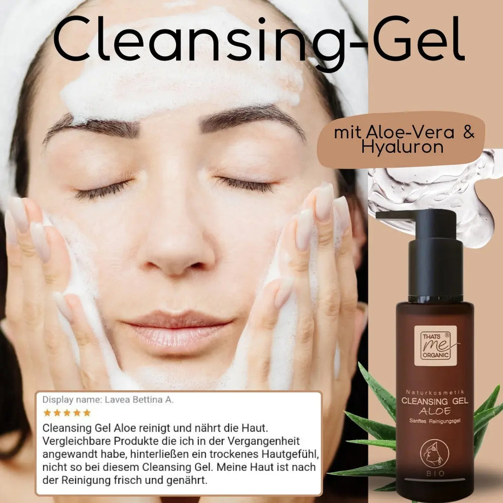 BIO Cleansing Gel Aloe – Sanfte Reinigung & Make-up Entferner mit Hyaluron
