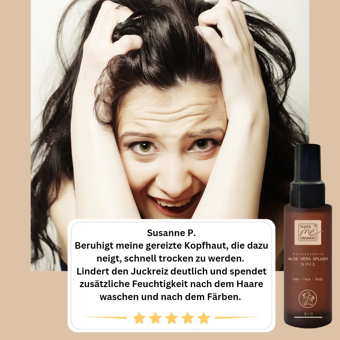 Aloe Vera Splash 3in1 Capelli-Viso-Corpo BIOLOGICO 100ml cosmetici naturali