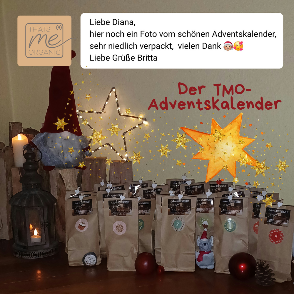 Bild des Adventskalenders mit Sternen