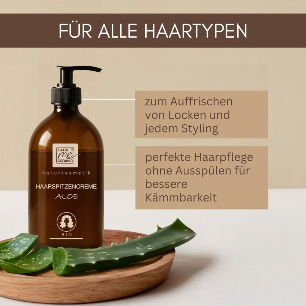 Unsere Haarspitzencreme ist für alle Haartypen geeignet