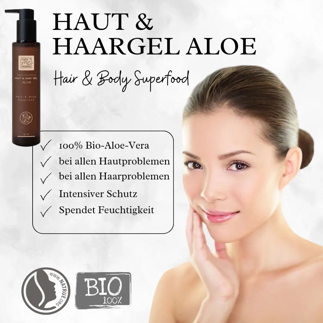 Gel di Aloe Vera BIOLOGICO 2in1 Capelli e Corpo Superfood 200ml cosmetici naturali