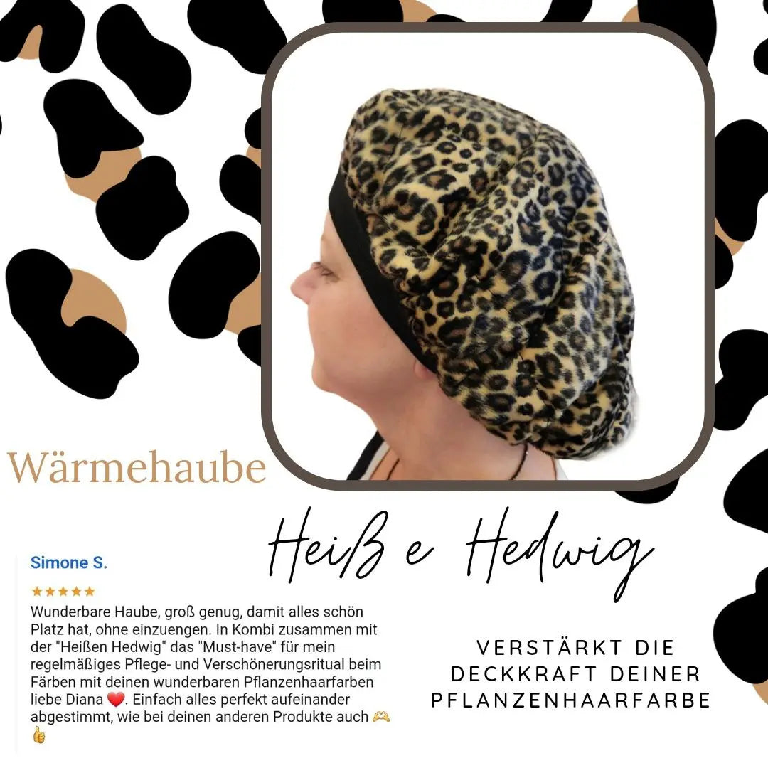 Heat cap 'Hot Hedwig' for plant hair color - heatable -