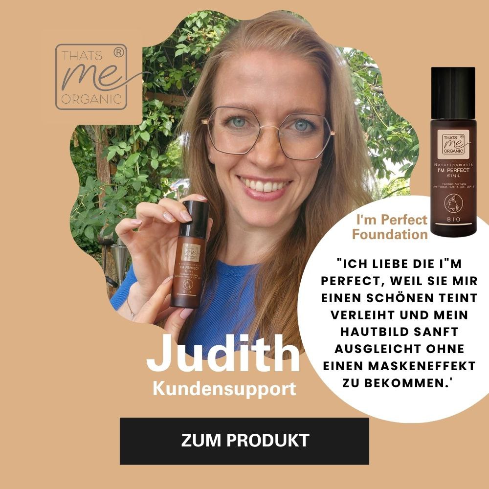 BIO-Foundation Cream I´M PERFECT 5in1 - 30ml vegan without titanium dioxide