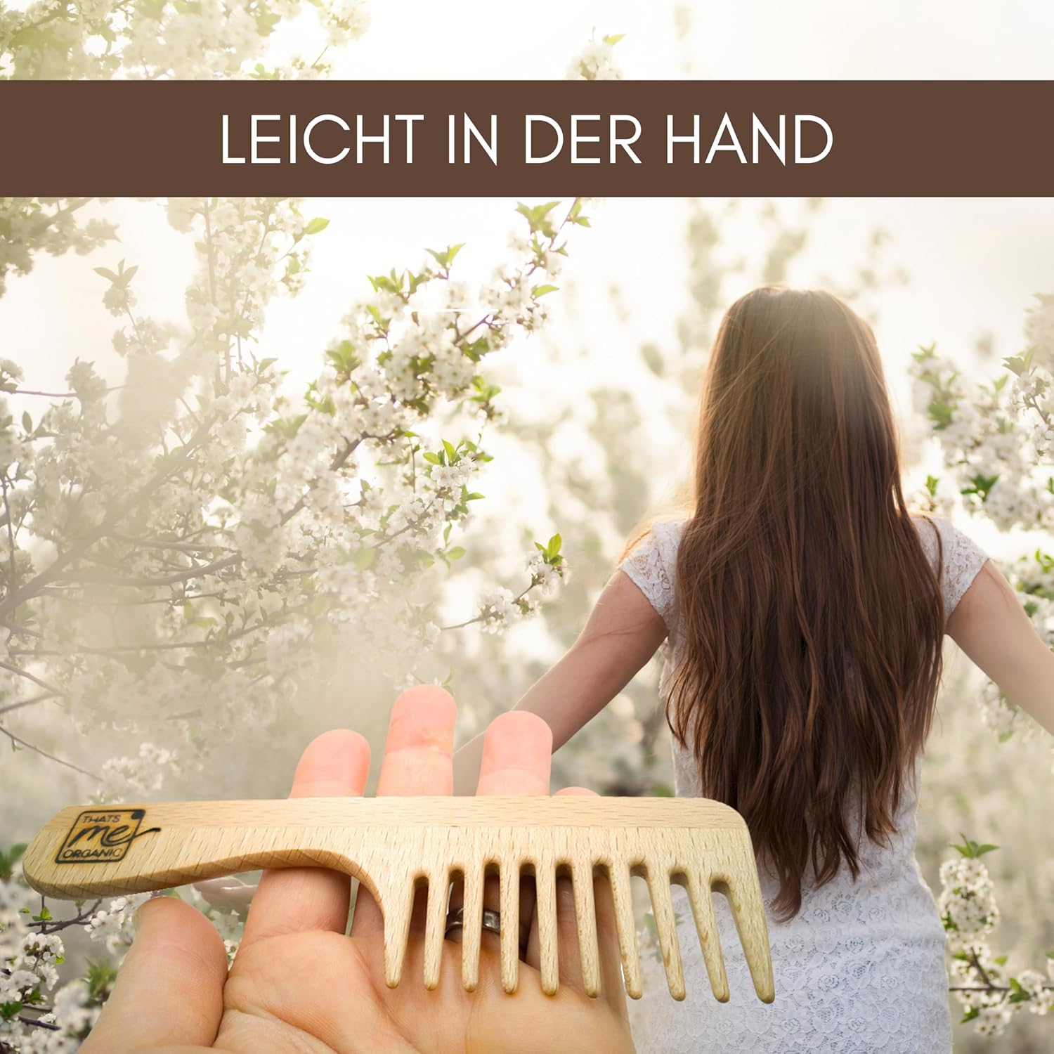 Pettine professionale “Tutto sotto controllo” in legno di faggio