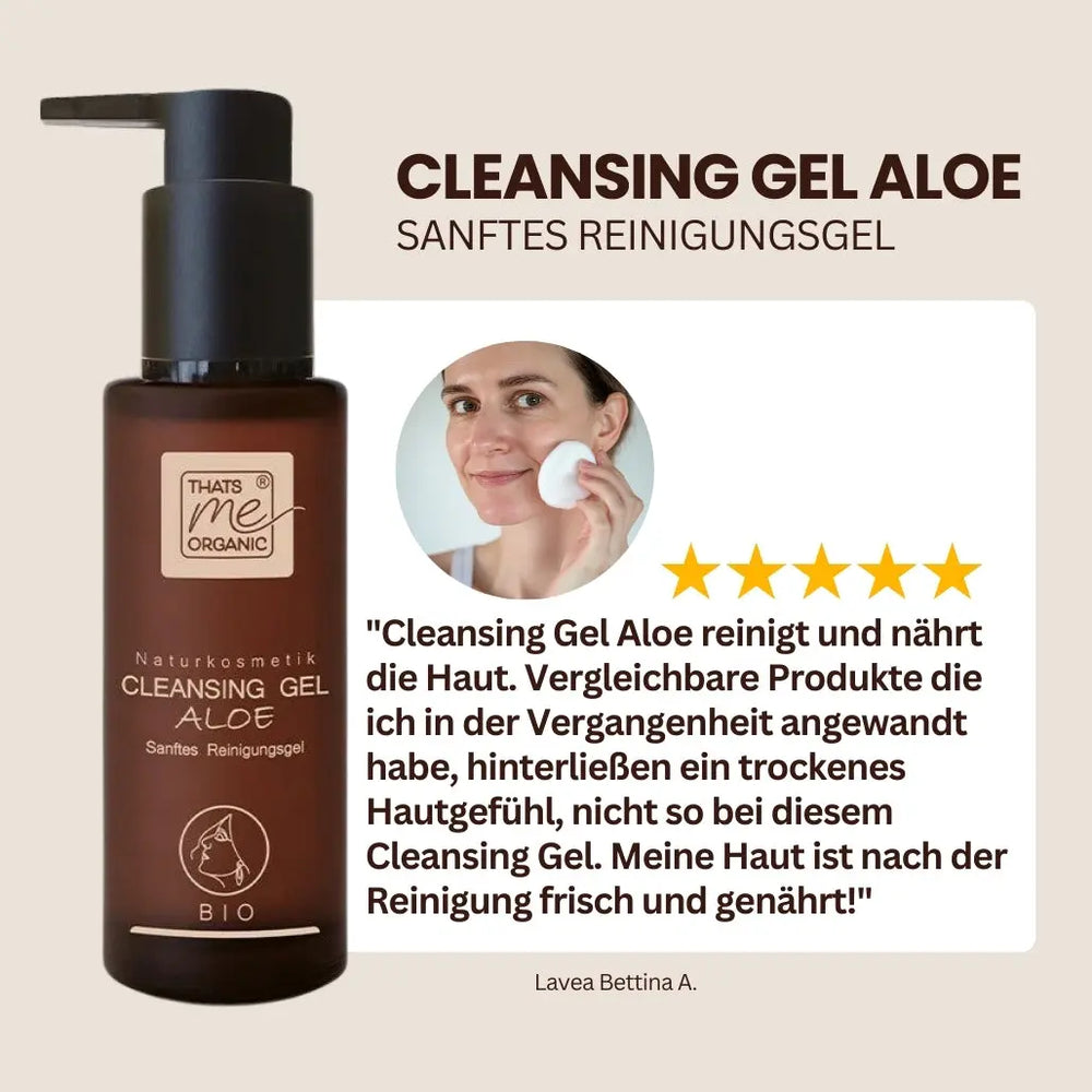 BIO Cleansing Gel Aloe – Sanfte Reinigung & Make-up Entferner mit Hyaluron