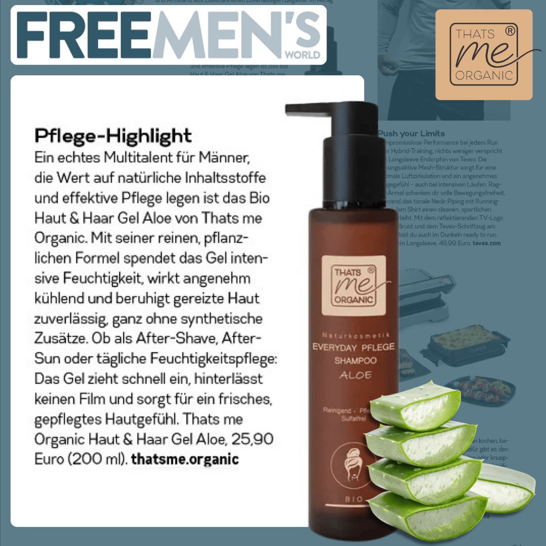 BIO-Pflege-Shampoo "everyday" Aloe 200ml Naturkosmetik sulfatfrei