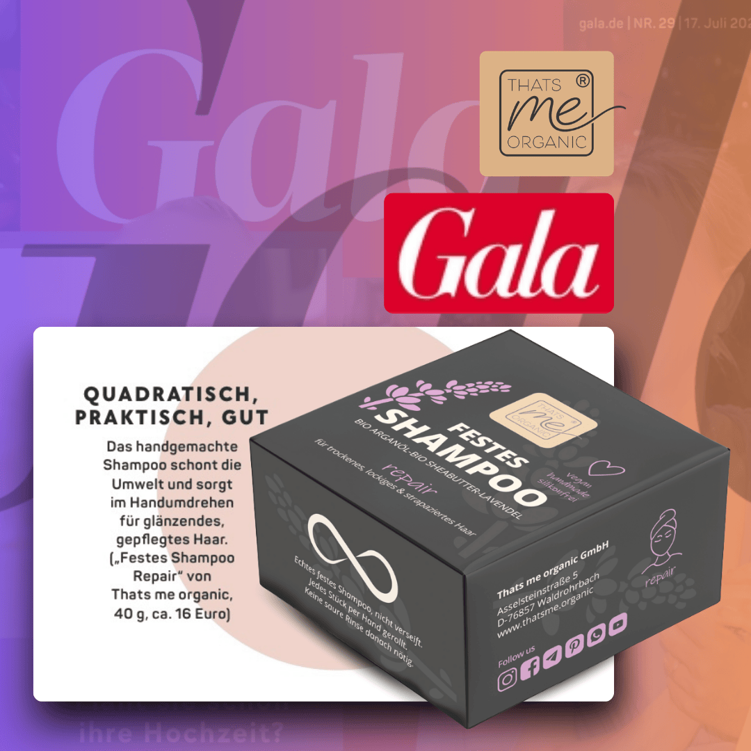 Festes Shampoo "repair" für trockenes, lockiges & strapaziertes Haar 40g handgemacht! vegan Low-POO