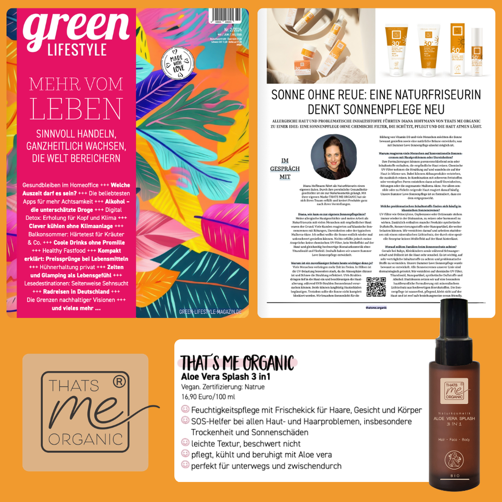 BIO-Aloe Vera Splash 3in1 Hair-Face-Body 100ml Naturkosmetik
