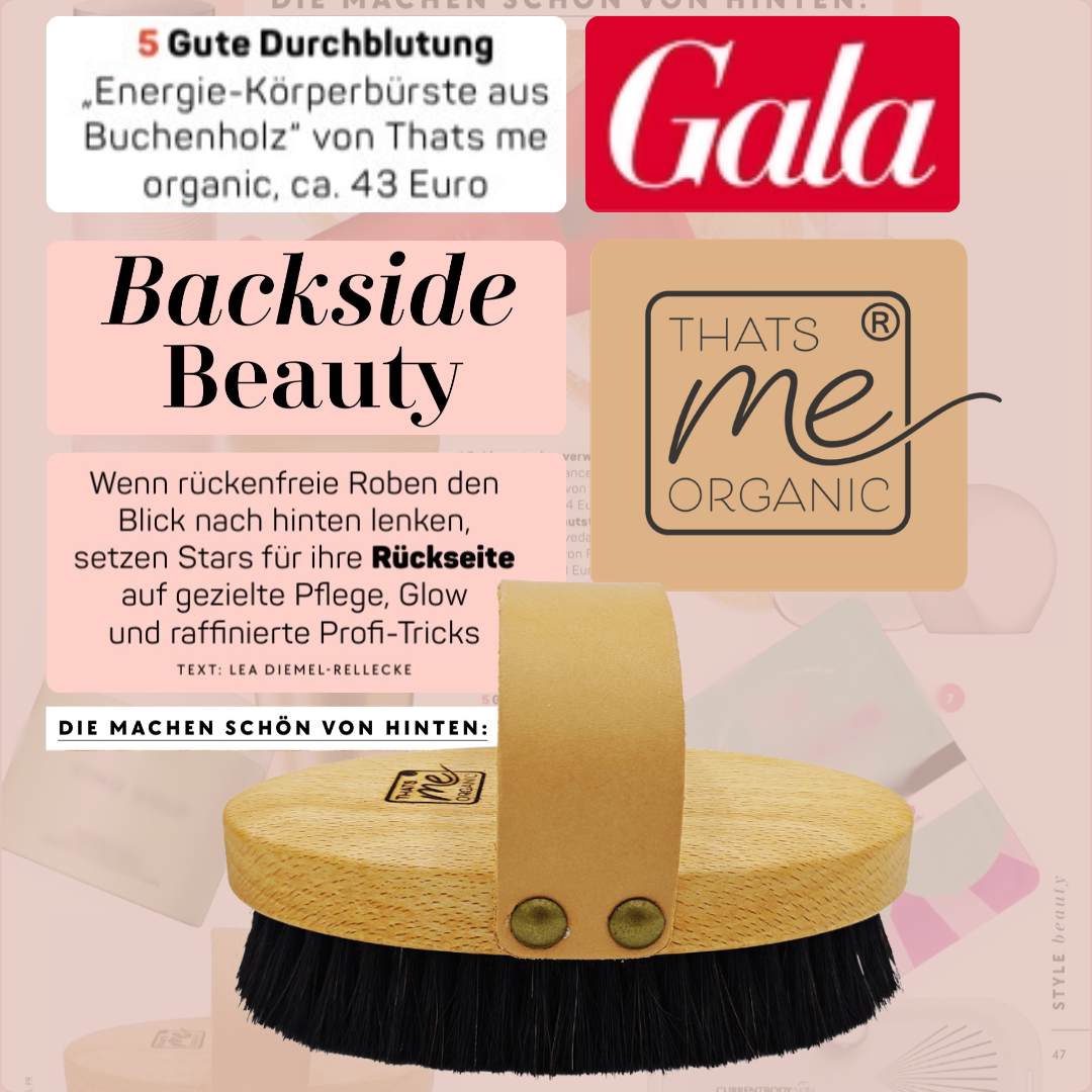 Unsere Körperbürste ist in der aktuellen Gala zu sehen