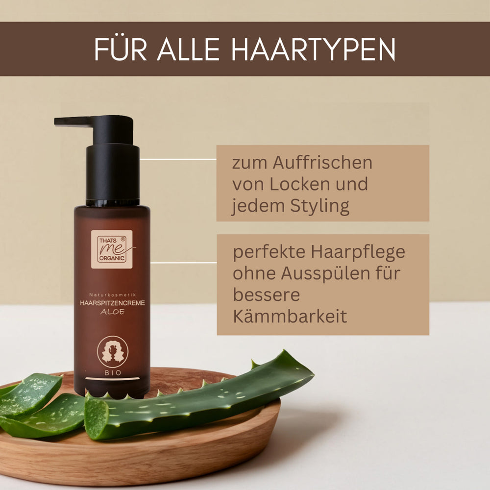 BIO-Haarspitzencreme Aloe 24/7 – Pflege ohne Ausspülen