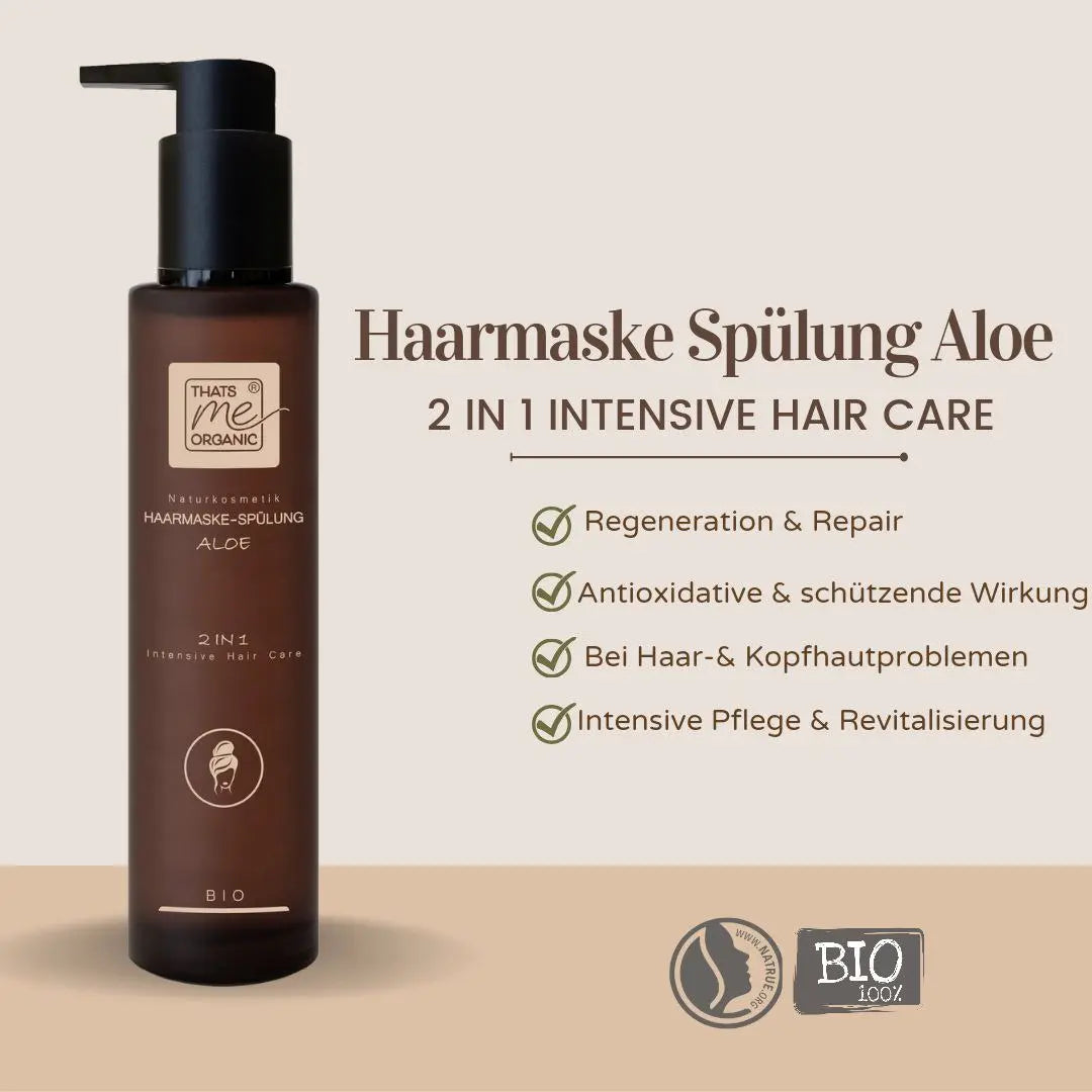 BIO-Haarmaske - Spülung Aloe 2 in 1 Intensive Hair Care 200ml