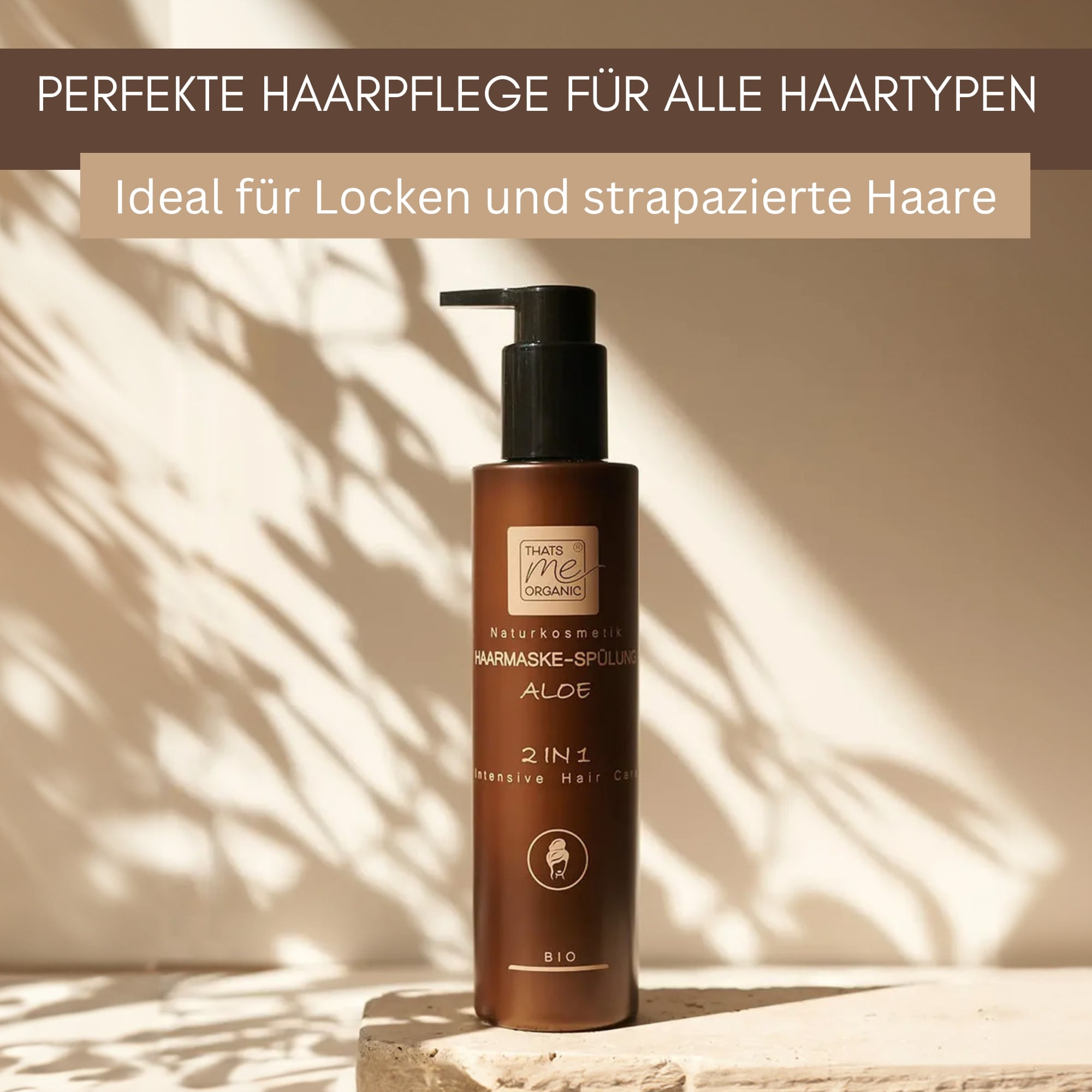 BIO-Haarmaske - Spülung Aloe 2 in 1 Intensive Hair Care 200ml