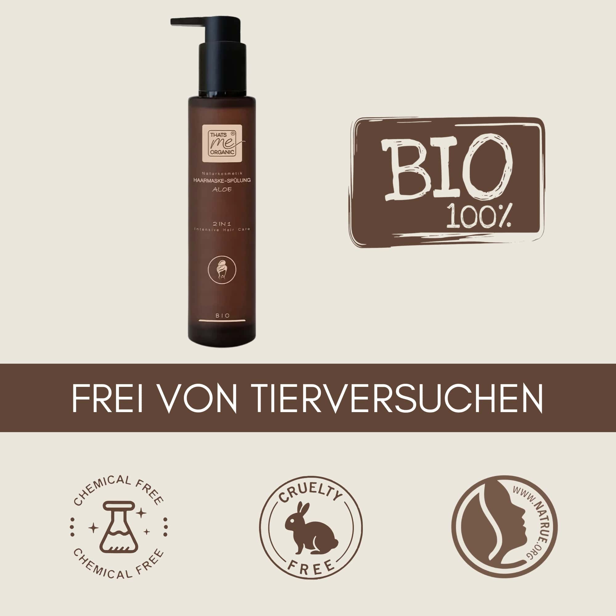 BIO-Haarmaske - Spülung Aloe 2 in 1 Intensive Hair Care 200ml