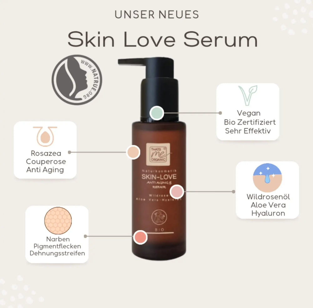 SKIN LOVE – Vielseitige Bio-Pflege mit Wildrose, Aloe & Hyaluron