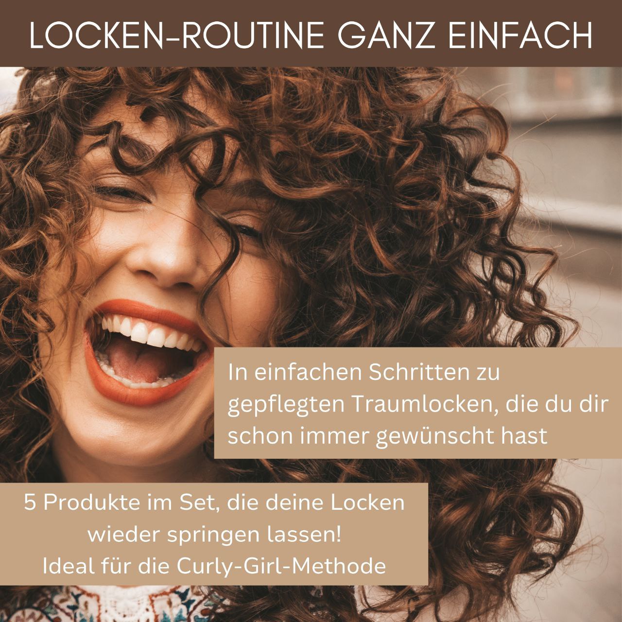 Curly Girly Locken-Routine Set - ideal für die Curly Girl Methode - We ♥ Locken