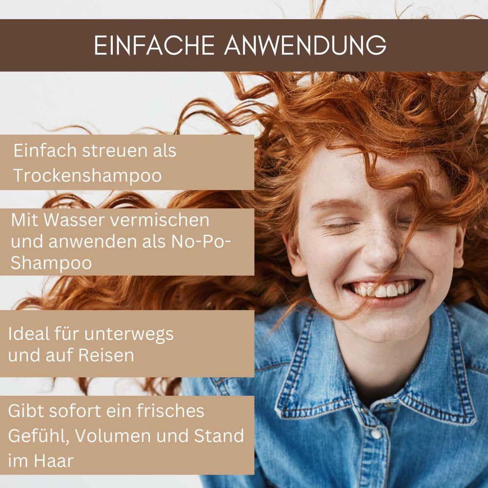 BIO Volumen-Wunder - No Poo + Trockenshampoo 2 in 1 90g