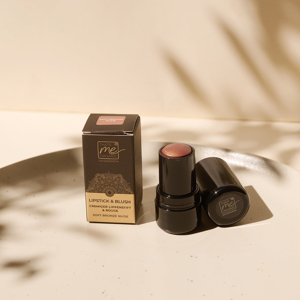 Luxury 3-in-1 Bio Lippenstift ohne Titandioxid | 4 Nuancen