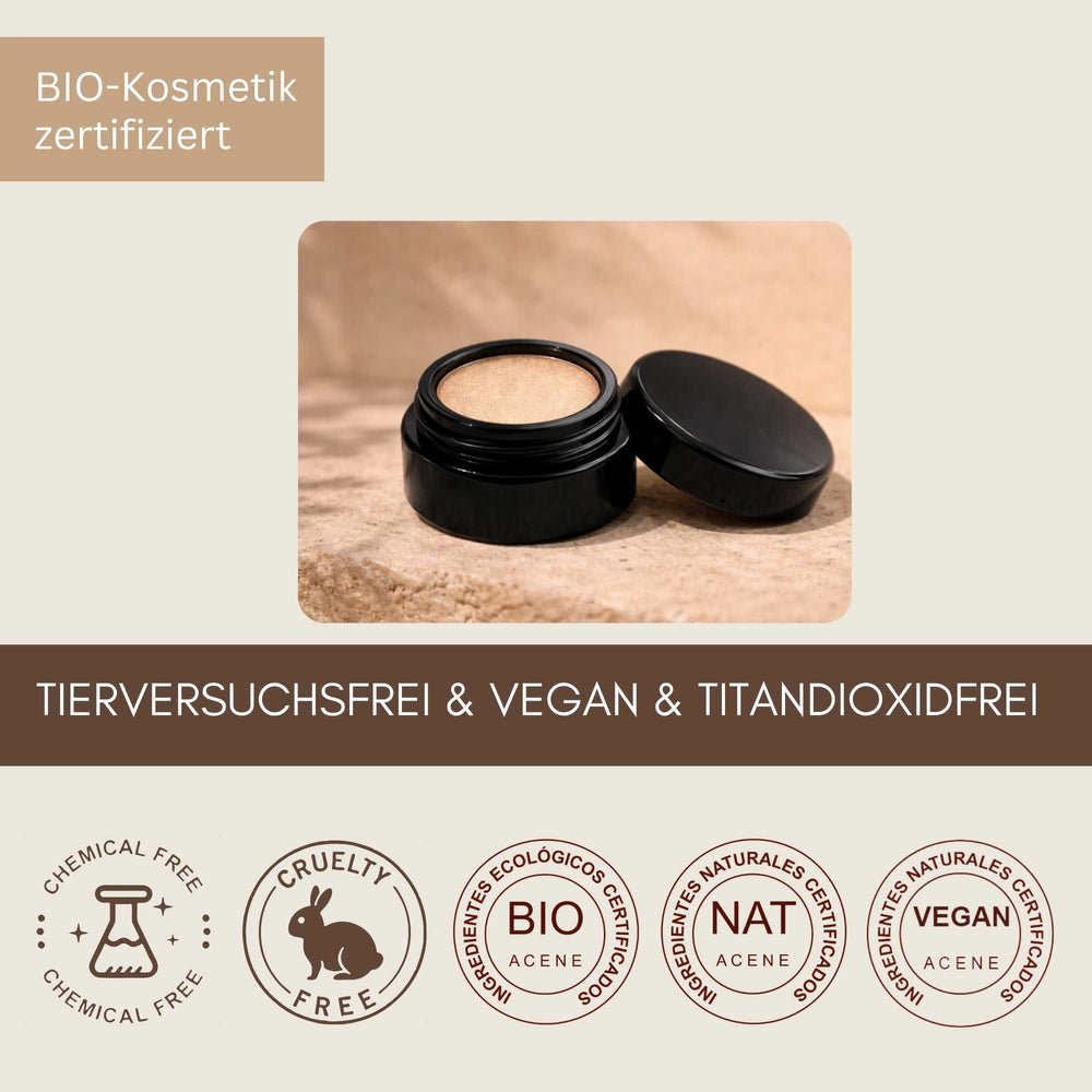 Bio-zertifizierte Silky Cover Cream Porcelain, tierversuchsfrei, vegan und titandioxidfrei