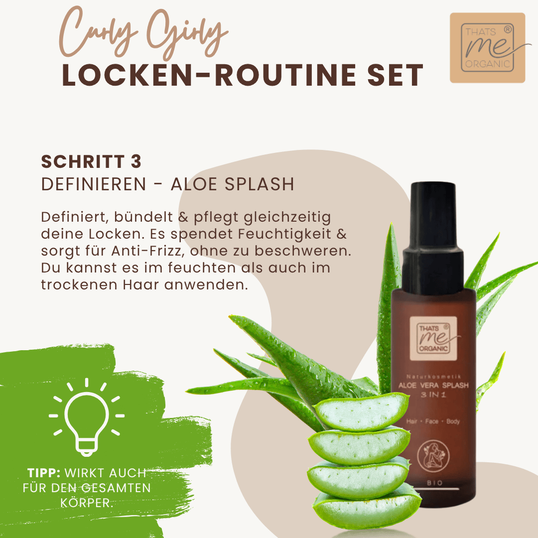 Curly Girly Locken-Routine Set - ideal für die Curly Girl Methode - We ♥ Locken