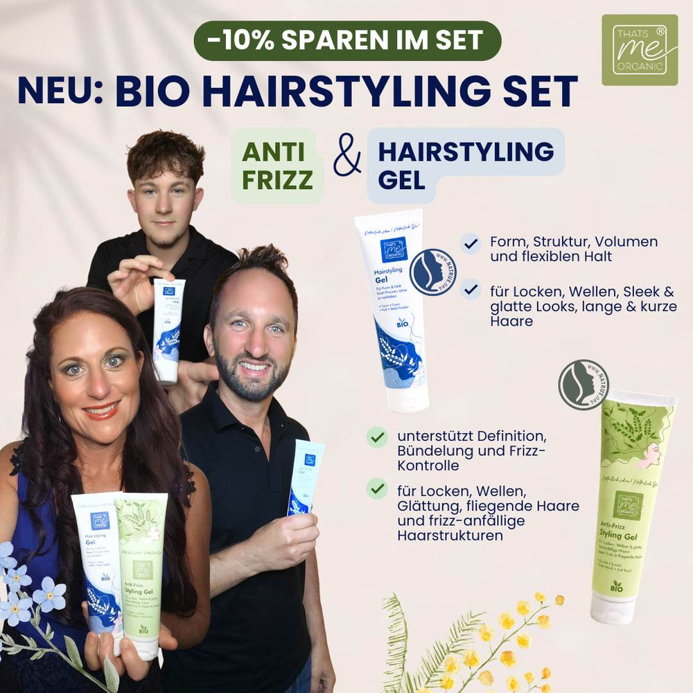 BIO Hairstyling Set„Fritz & Uschi“ – Definition, Frizz-Kontrolle & flexibler Halt