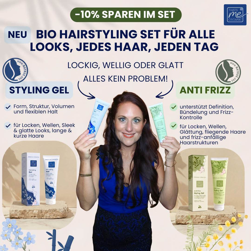 BIO Hairstyling Set„Fritz & Uschi“ – Definition, Frizz-Kontrolle & flexibler Halt