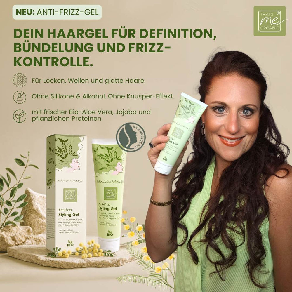 BIO Anti-Frizz Styling Gel „de Fritz“ – Definition & Frizz-Kontrolle