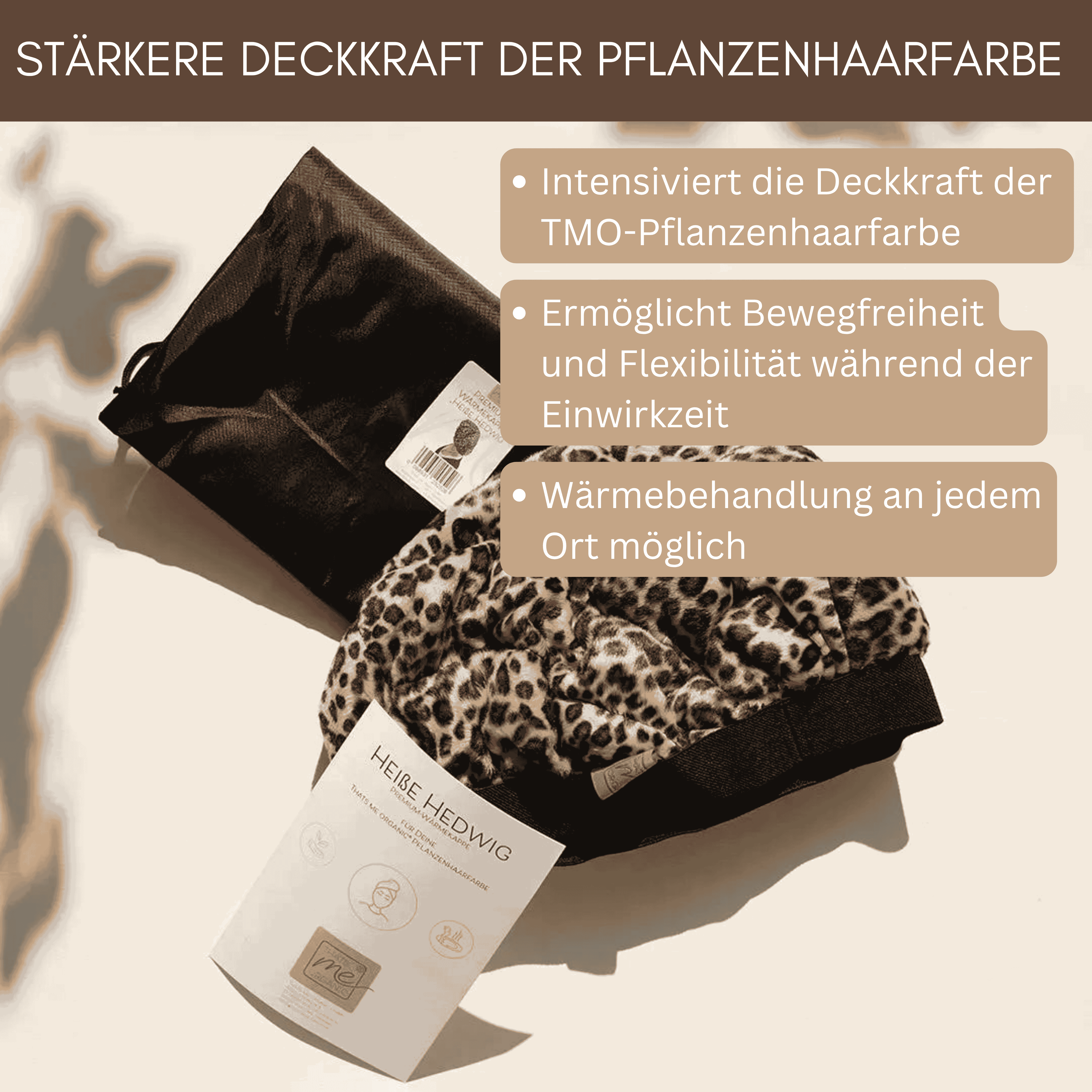 Heat cap 'Hot Hedwig' for plant hair color - heatable -