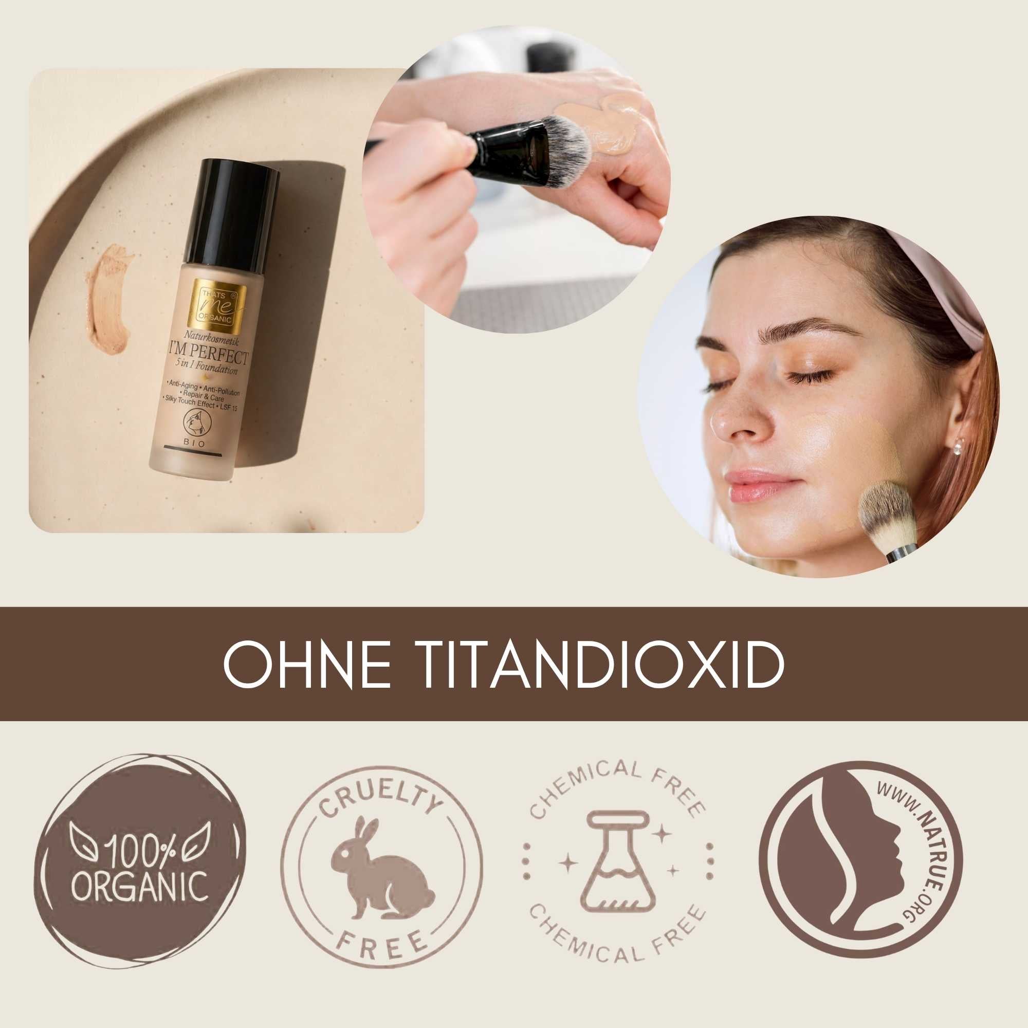 I’M PERFECT 5in1 Foundation Serum – Bio-Naturkosmetik ohne Titandioxid