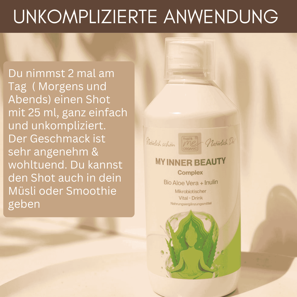 Bio-Aloe Saft "My Inner Beauty" präbiotischer Vital-Drink 500ml