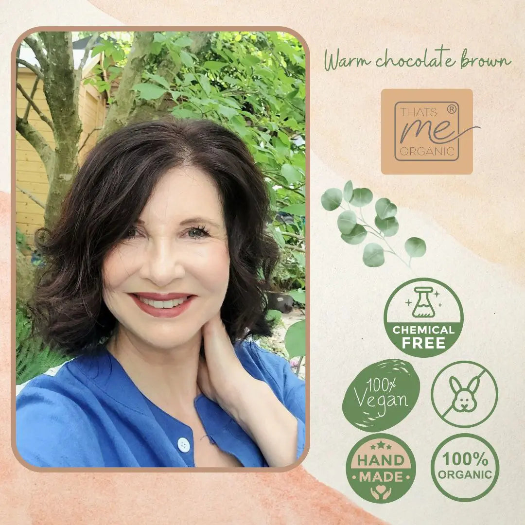 Limited Edition 300g Profi-Pflanzenhaarfarbe warmes Schokoladen-Braun "warm chocolate brown"