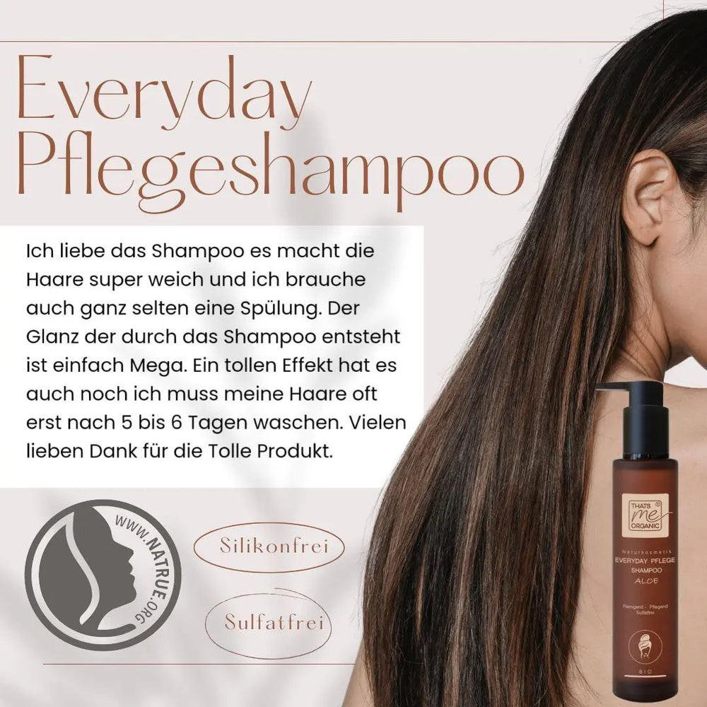 BIO-Pflege-Shampoo "everyday" Aloe 200ml Naturkosmetik sulfatfrei