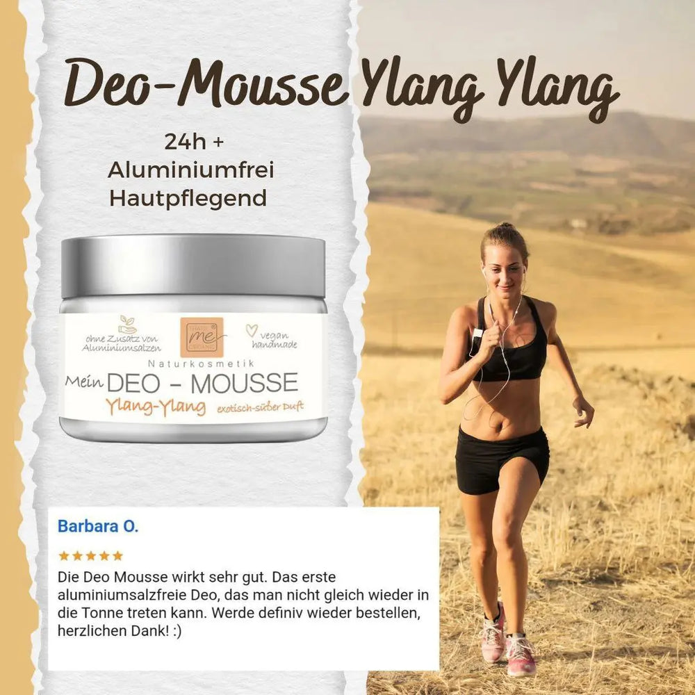 BIO-Deo-Mousse Ylang-Ylang (Exotic) – Naturkosmetik Deo ohne Aluminium | 50 ml