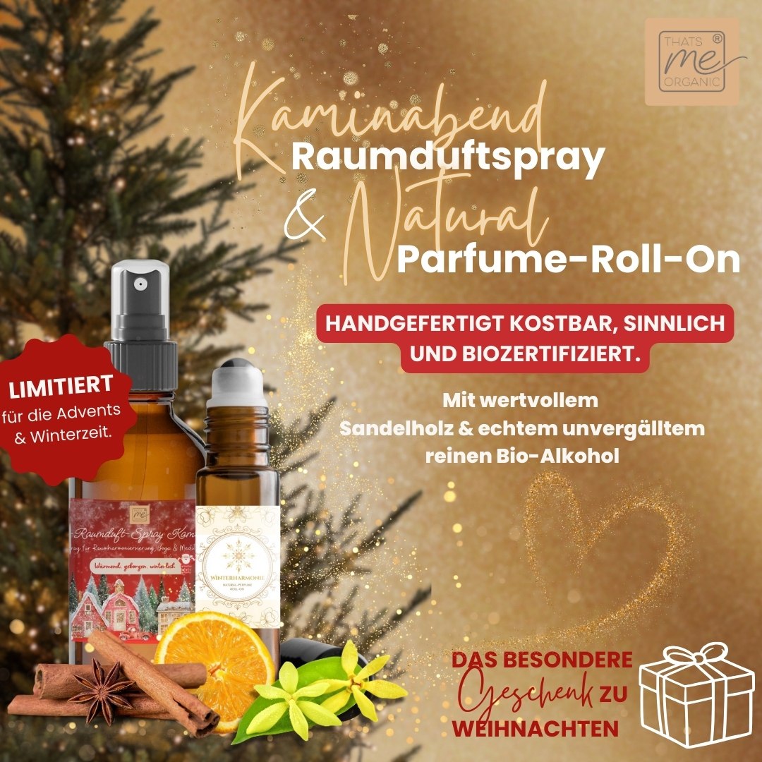 Winter-Duft Set - Duft-Roll-on + Kaminabend Spray