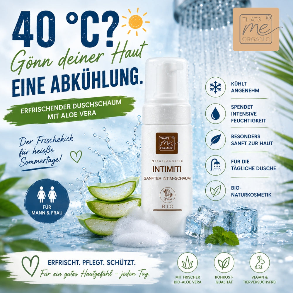 INTIMITI sanfter Bio-Intim-Reinigungs- & Rasierschaum 100ml