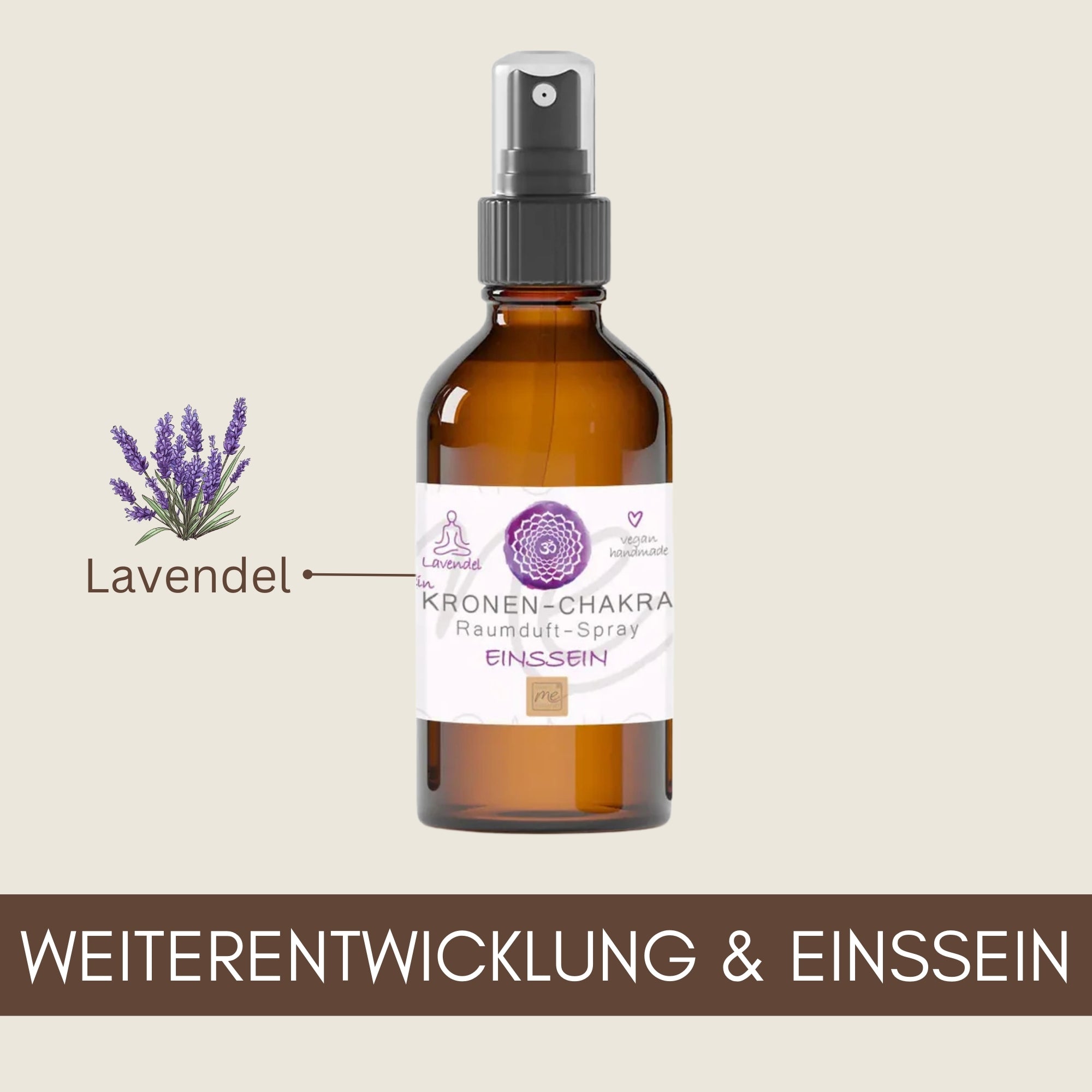 My CROWN CHAKRA profumo per ambienti spray EINSSEIN (viola)