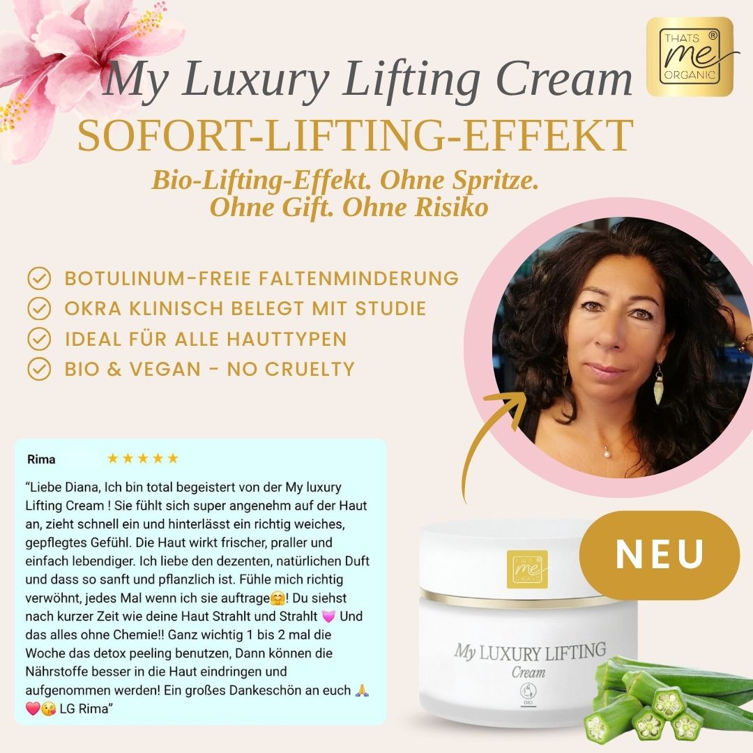 NEU: My Luxury Lifting Cream 50ml Botolinumfrei zert. Bio-Naturkosmetik