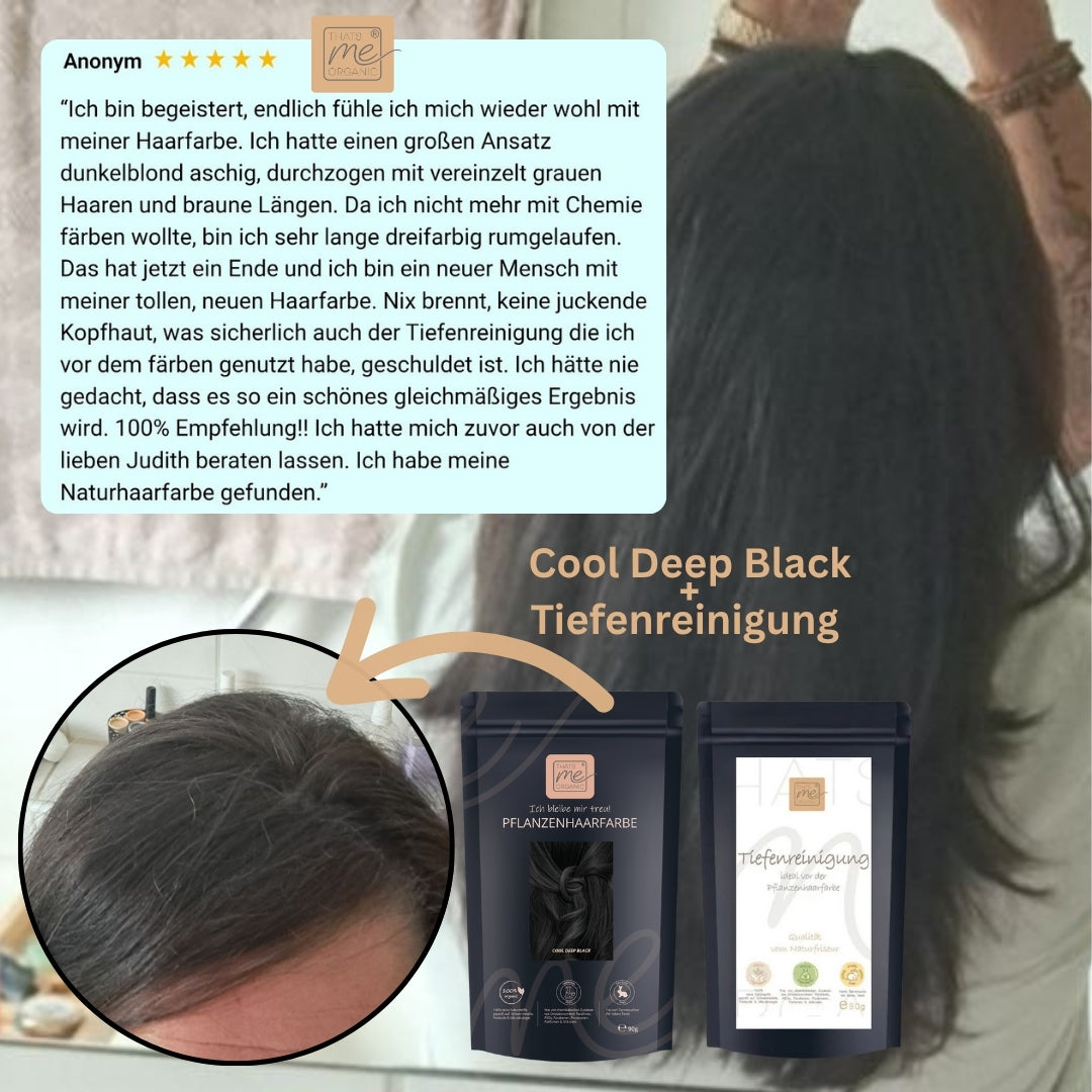 ORGANIC deep cleansing - the ideal pre-treatment before your herbal hair color 90g