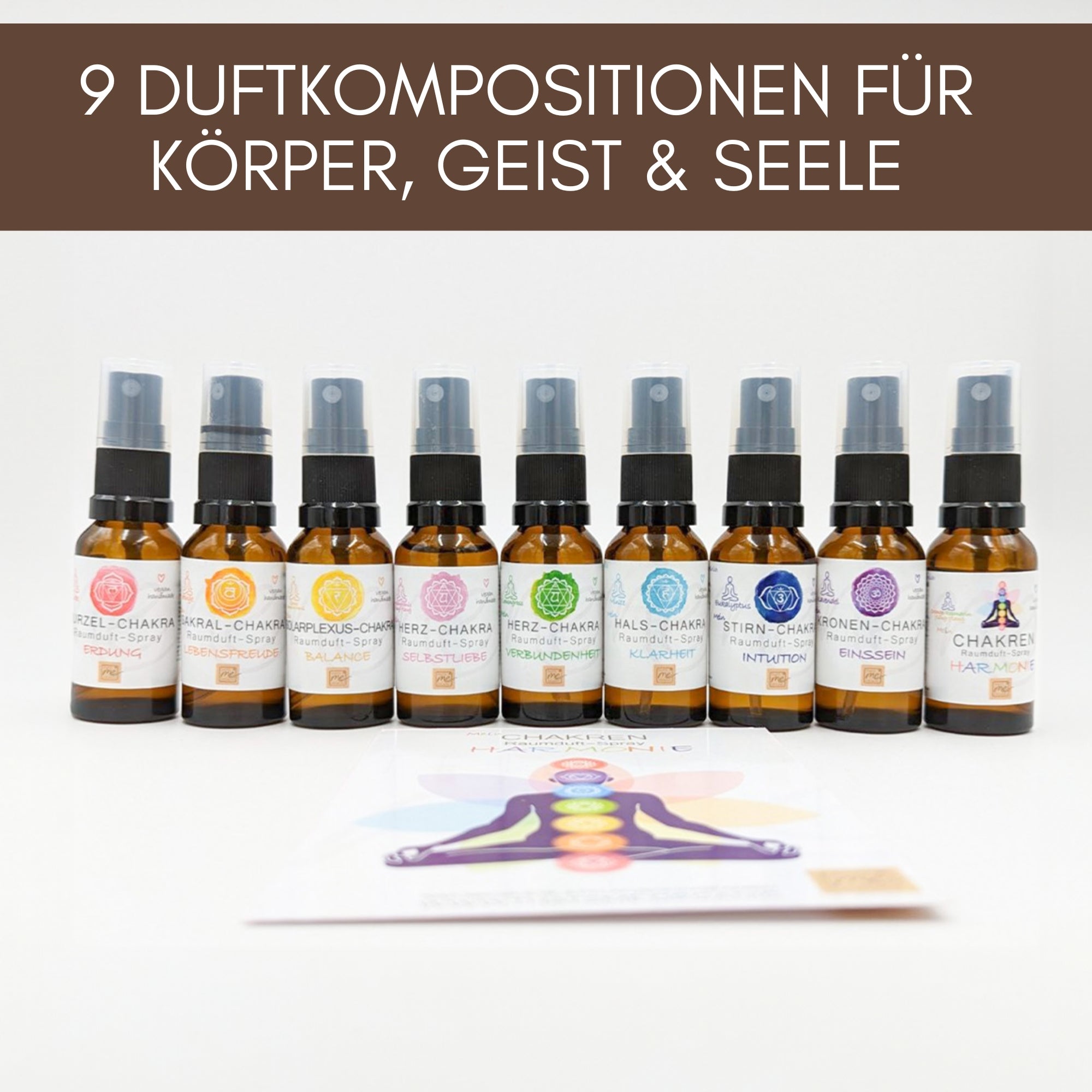 Bio-HERZ-CHAKRA Aromatherapie Aura-, Raumduft-, Yoga- & Meditationsspray VERBUNDENHEIT (grün)