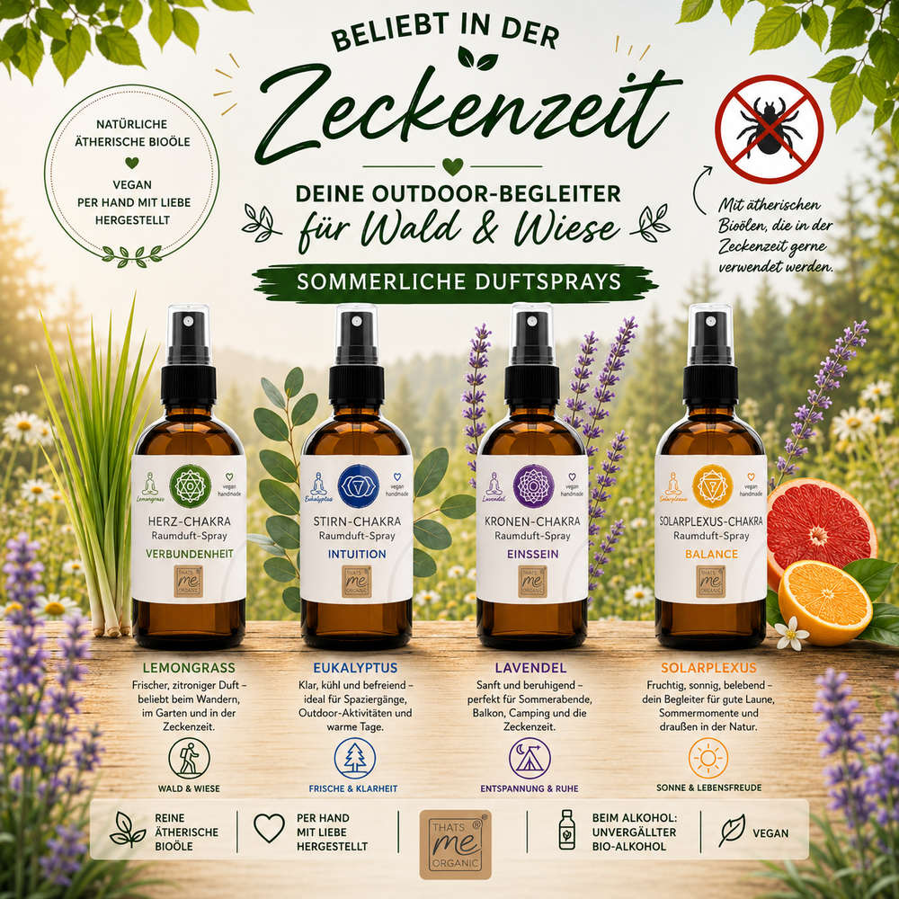Bio-KRONEN-CHAKRA Aromatherapie Aura-, Raumduft-, Yoga- & Meditationsspray EINSSEIN (violett)