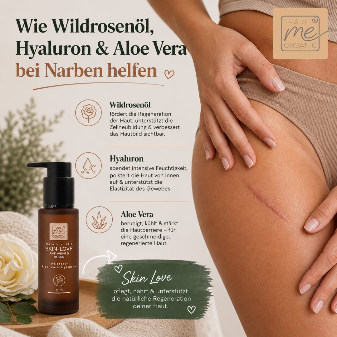 SKIN LOVE – Vielseitige Bio-Pflege mit Wildrose, Aloe & Hyaluron