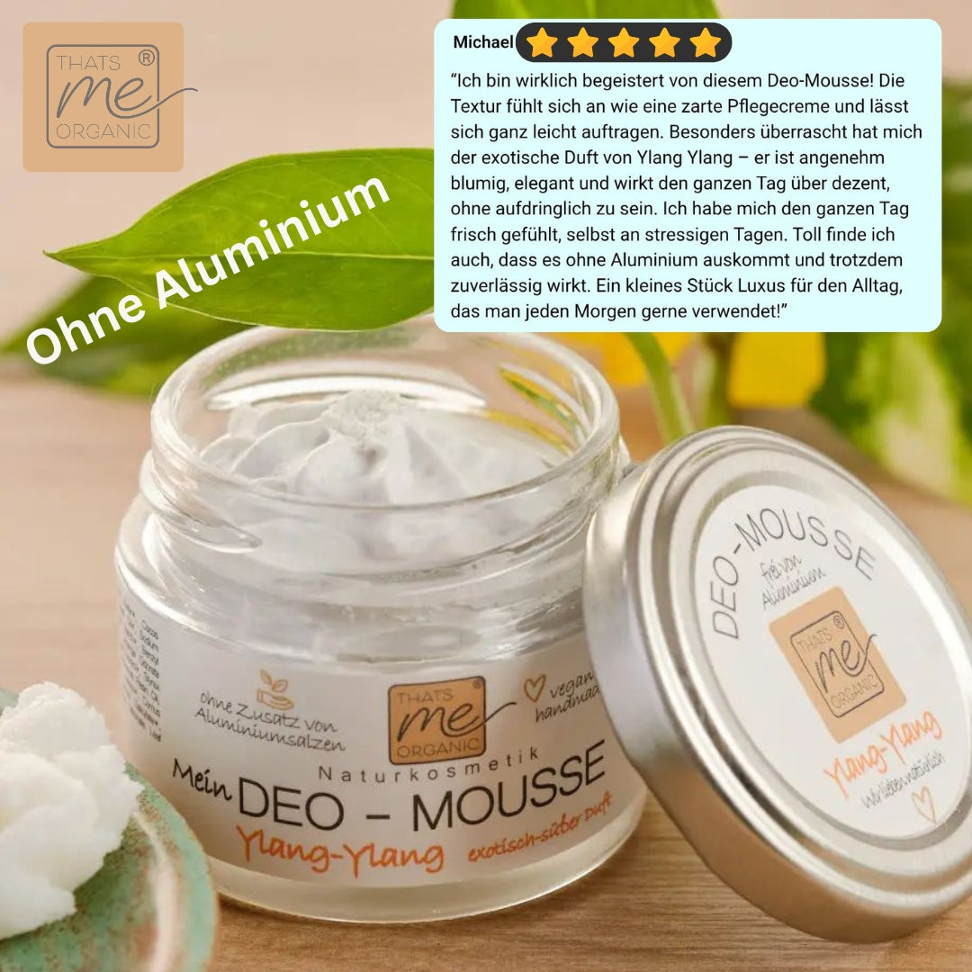 Deo-Mousse Exotik Ylang Ylang 24h+ Deo wie Creme ohne Aluminium Naturkosmetik 50ml
