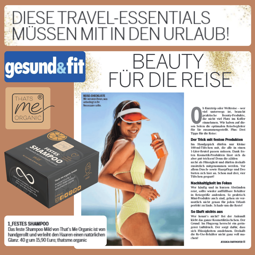 Festes Shampoo "mild" für normales & feines Haar 40g handgemacht! vegan